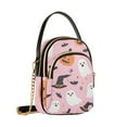 thumbnail image 7 of FORMRS Crossbody Bag for Women Quilted Travel Shoulder Cell Phone Purse with Chain Strap Handbag, Pink Halloween Ghosts, 7 of 7
