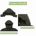 thumbnail image 7 of GGleaf Men's Winter Coat Hooded Puffer Jacket Quilted Thicken Down Alternative Coat Green, X-Large, 7 of 7