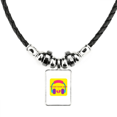 thumbnail image 1 of ingles - emocionales letras tristes collar a mano colgante de cuerda de cuero Unbranded M, 1 of 3
