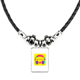 thumbnail image 1 of ingles - emocionales letras tristes collar a mano colgante de cuerda de cuero Unbranded M, 1 of 3