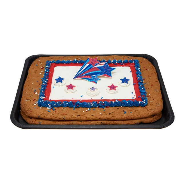Patriotic Half Sheet Cookie Cake