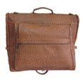 thumbnail image 1 of Brown Leather Chai River Pebble-Print Garment Bag, 1 of 1