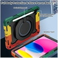 thumbnail image 5 of Case for iPad 10th Generation 10.9 inch for Kids Women Men with Screen Protector,360 Kickstand & Handle,Shoulder Strap,Heavy Duty Military Grade Shockproof iPad Case 10th Generation, 5 of 6