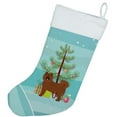 thumbnail image 2 of Caroline's Treasures Eurasier Eurasian dog Multi-color Christmas Stocking, with Soft Suede Fabric 18", 2 of 3