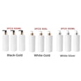 thumbnail image 5 of 3PCS 500ml PET Empty Refillable Shampoo Lotion Bottles With Pump Dispensers, White-Silver, 5 of 6