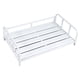 thumbnail image 5 of Cama elevada para perros de acero al carbono, versátil, para exteriores, con patas antideslizantes y rieles. Blanco, 5 of 9