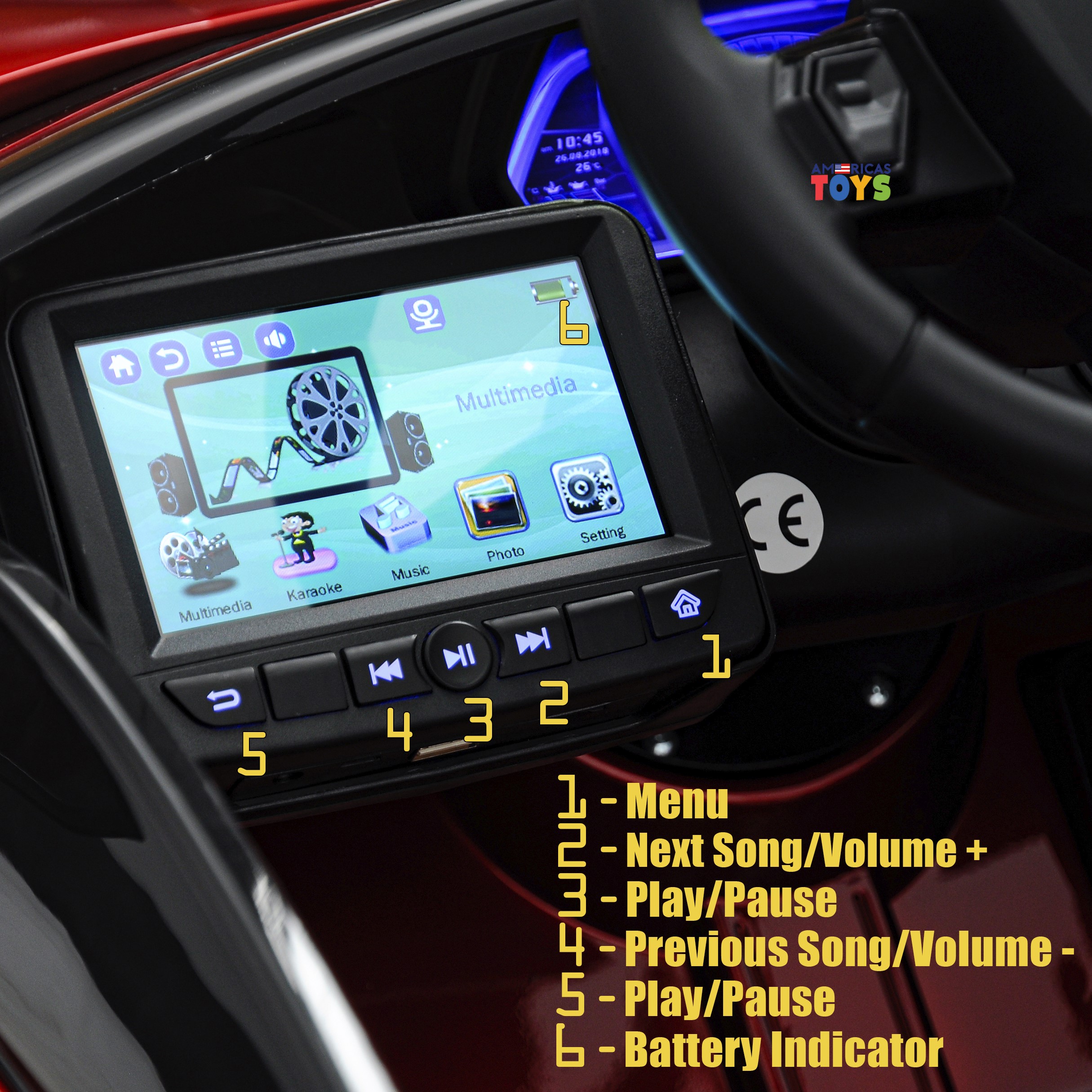 Lamborghini 12V Electric Powered Ride on Car for Kids with Remote Control