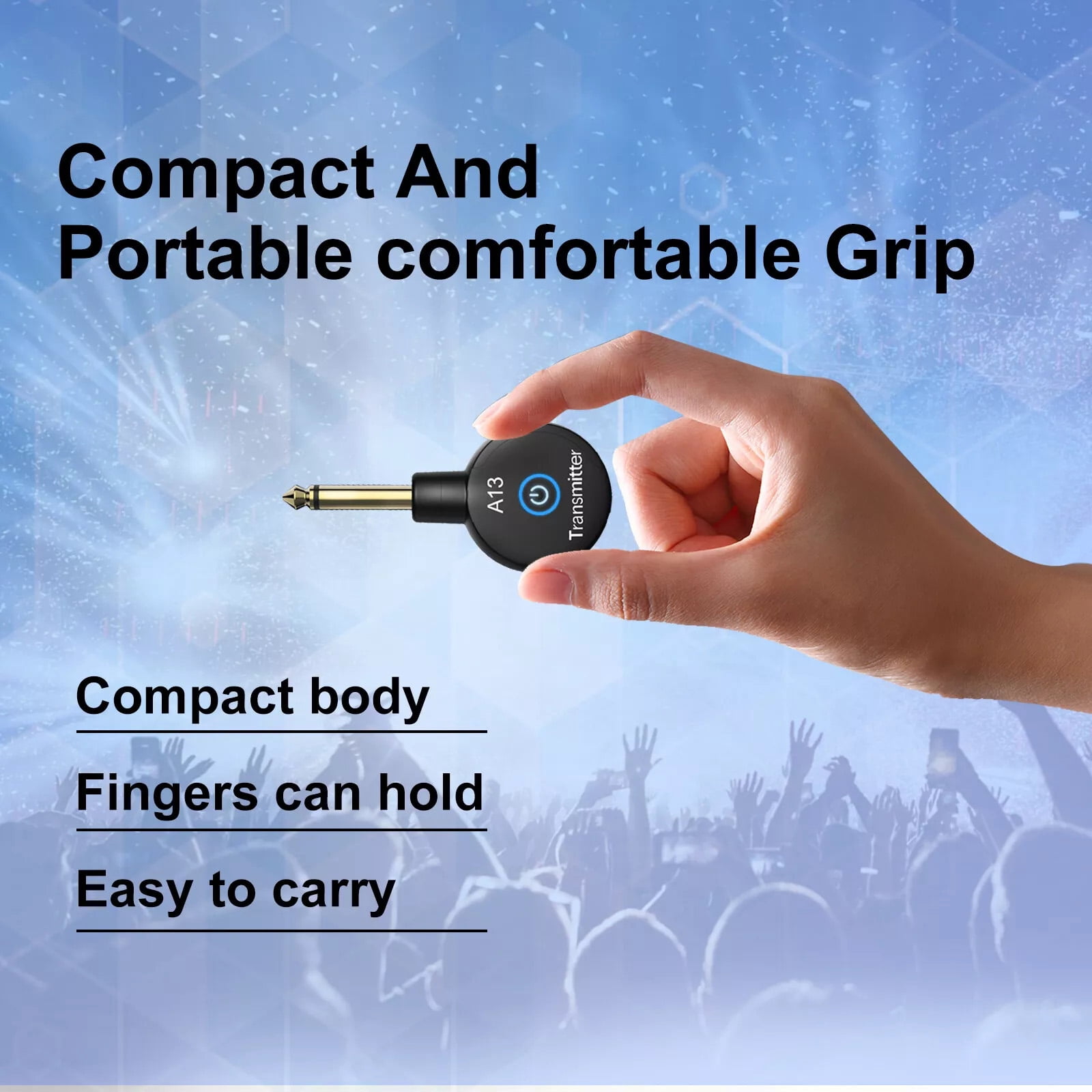 Audio Wireless Guitar Transmitter Receiver for Guitar Bass Electric Instruments TAPDRA Spare Part