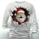 thumbnail image 1 of Amzcrzy Sudadera Para Hombre, Con Estampado Navideño, Informal, De Manga Larga Y Cuello Redondo, Color Blanco, 3Xl, 1 of 4