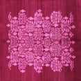 thumbnail image 1 of Ahgly Company Indoor Square Oriental Pink Industrial Area Rugs, 8' Square, 1 of 4