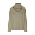 thumbnail image 5 of CaiJunJia No Boundaries Sweaters,Women's Winter Christmas Round Neck Long Sleeve Knitted Loose Sweater Top, 5 of 6