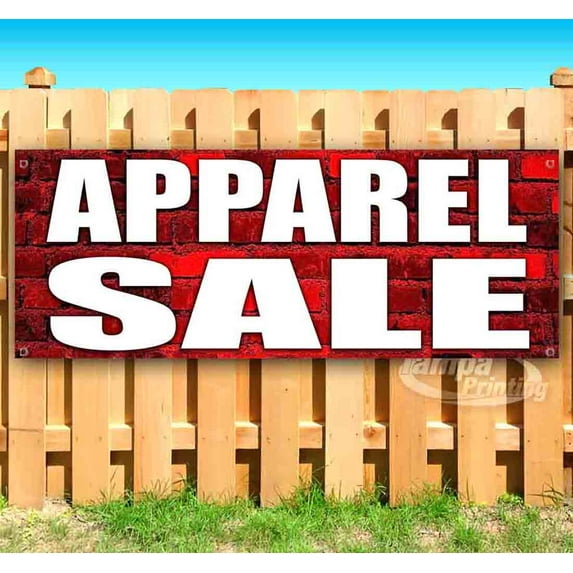 Apparel Sale 13 oz Vinyl Banner With Metal Grommets