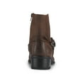 thumbnail image 5 of Ferro Aldo Reyes MFA606332 Mens Memory Foam Casual High Western Buckle Strap Ankle Dress Boots, in Maple Brown, Men's Size 11, 5 of 8