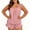Pink Plus Size Pajama Sets, variant on OSFVNOXV Pajamas for Women Plus Size Lounge Set,2-Piece Cute Silky Pajama Tank Top with Elastic Waist Shorts Soft Comfy Sleepwear,XL-5XL