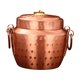thumbnail image 4 of Olla de cobre para cocinar arroz con tapa, resistente, gruesa, hecha a mano, utensilios de cocina para restaurantes, hogares, campamentos, cocinas 18 cm, 4 of 8