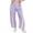 Purple_#01, variant on Sewkxo Women's Baggy Wide Leg Trouser Casual Drawstrings Elastic Waist Quick Dry Sweatpants 2026 Fashion Contrast Color Stripe Trouser with Pockets,Black 2XL