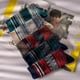 thumbnail image 3 of Calcetines de otoño e invierno sin hueso, estilo étnico vintage, calcetines dobles, calcetines de algodón peinado para hombre, 3 of 5