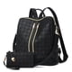 thumbnail image 1 of Makes Mochila Monedero para Mujer Bolso de Viaje de Cuero PU Bolso de diseño Convertible con Monedero 2 Piezas, 1 of 5