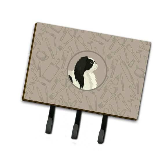 Japanese Chin In the Kitchen Leash or Key Holder