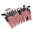 thumbnail image 4 of Paquete de 25 Pinceles de Maquillaje Macarena Pinceles cosméticos para maquillaje Rosa negro, 4 of 5