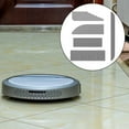 thumbnail image 4 of 5Pcs chen Seuil Barres Remplacer Pièce Rampe d'Escalade Tapis Accessoire Balayer Robot, Gris, 4 of 6