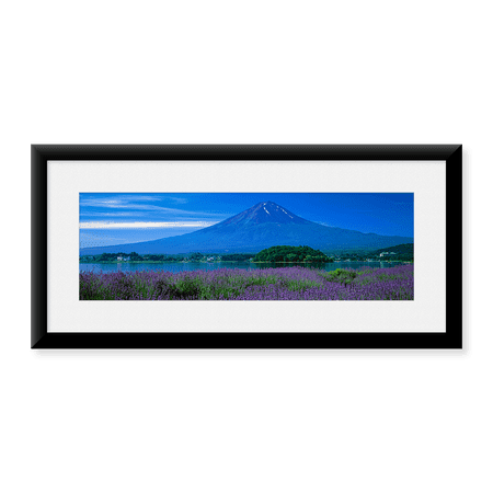 Framed Art Print, Mount Fuji Japan by Panoramic Images, 25-7/8" x 9-7/8"