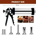 thumbnail image 2 of GoXteam Beef Jerky Gun Kit, Stainless Steel Meat Gun for Homemade Beef Jerky and Sausages, Perfect Beef Jerky Maker and Jerky Kit, 2 of 7