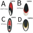 thumbnail image 4 of 100pcs Luya Faux Appât Flash Plat Autocollant Retour Colle Simulation Fisheye, 4 of 6