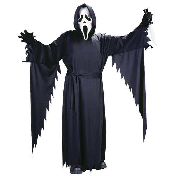 Fun World Scream Ghost Face Boy's Halloween Fancy-Dress Costume for Teen, One Size
