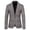 Grey, variant on Dtydtpe Clearance Sales, Blazer Jackets for Men, Casual Swallow Gird Single Button Blazers Lapel Collar Pocket Suit Coat Mens Long Sleeve Tops Winter Coats for Men
