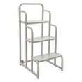 thumbnail image 5 of Stair Rolling Stair Supermarket Ladder Warehouse Pickup Shelf 300kg Load 3-Step, 5 of 15