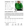 thumbnail image 5 of D&J Fashion Women's Chiffon Shirt Sheer Ruffle Blouse, 5 of 5