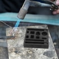 thumbnail image 3 of Shisuyan Graphite Ingot Molds 11 Holes High Density Graphite Mold Jewelry Making Crucible Furnace for Silver Melting Casting Refining, 3 of 8