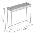 thumbnail image 4 of Safdie & Co. Console Table 35L Dark Grey Sunken Tray, 4 of 4