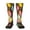 2 Black-2, variant on Easter eggs Print Compression Socks for Both Men And Women for Running, Travel, Flight, Nurse