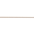 thumbnail image 3 of Real 14kt Rose Gold .7 mm Carded Cable Rope Chain; 24 inch; for Adults and Teens; for Women and Men, 3 of 6