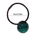 thumbnail image 5 of mdesiwst 2Pcs Women Hair Ropes Transparent Jelly Ball Design High Elasticity Hair Ties No Damage Ponytails Buns Holder Hair Accessories, 5 of 8