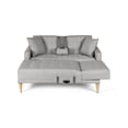 thumbnail image 4 of Sala Modular Reversible Makora Kendall Con Memory Foam, Color Gris Claro, Lino Respaldo Reclinable De 3 posiciones., 4 of 10