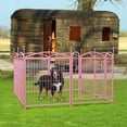 thumbnail image 4 of 32 inch 8 Panels Dog Playpen Indoor Pet Dog Fence Outdoor Exercise Pen with Doors for Dog Fence Puppy Pen, 4 of 6
