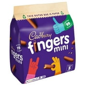 Cadbury Mini Fingers Chocolate Biscuits 96.5g (Pack of 3)