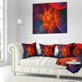 thumbnail image 2 of Designart Biblical Sky with Red Clouds - Abstract Throw Pillow - 18x18, 2 of 4