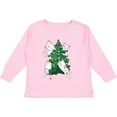 thumbnail image 3 of Inktastic Kawaii Cats Christmas Tree Boys or Girls Long Sleeve Toddler T-Shirt, 3 of 5