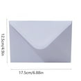 thumbnail image 3 of White Blank Envelopes 10 Pack 5x7 Inches - A7 Standard Size Envelopes for Greeting Cards, Wedding Invitations, Business Correspondence, Stationery and Photo Mailers, 3 of 9