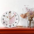thumbnail image 6 of GZHJMY Ballet Girl Wall Clock, 10" Silent Non Ticking Round Clock, Oil Painting Easy to Read Clock for Living Room Bedroom Bathroom Home Decor Holiday Gifts, 6 of 7