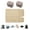 Beige, variant on Inflatable Vehicle Mattress 250kg Capacity With Builtin Pumps 3 Minutes Setups Antislip Surfaces For Road Trip