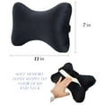 thumbnail image 2 of Bookishbunny Memory Foam Car Seat Head Rest Support Pillow Neck Pain Relief Bone Travel Cushion, 2 of 3