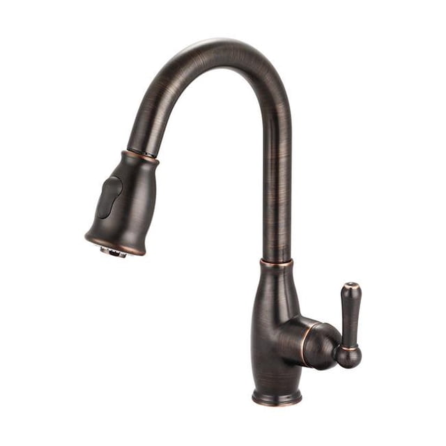 Accent K-5040-MZ Single Handle Pull-Down Kitchen Faucet - Moroccan Bronze