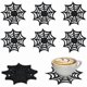 thumbnail image 1 of wonima02 Black Spider Web Coaster Halloween Non-Woven Cup Mat Pad for Home Kitchen Office Bar Party Table Decoration Supplies, WW-186, 1 of 1