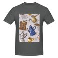 thumbnail image 4 of Bingfone Antique Vintage Teapot Coffee Grinder Men'S Loose Fit Short-Sleeve Pocket T-Shirt, 4 of 7