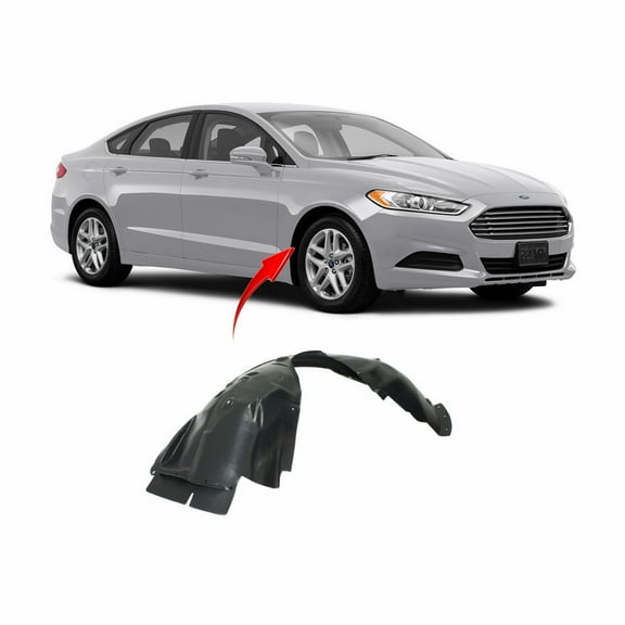 DCP Front Right Passenger Side Fender Liner For 2013-2016 Ford Fusion FO1249159